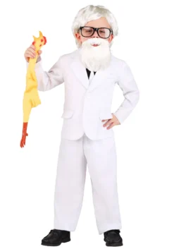 Fun Costumes Toddlers White Suit Costume -Fun Costumes Store toddlers white suit costume alt 3