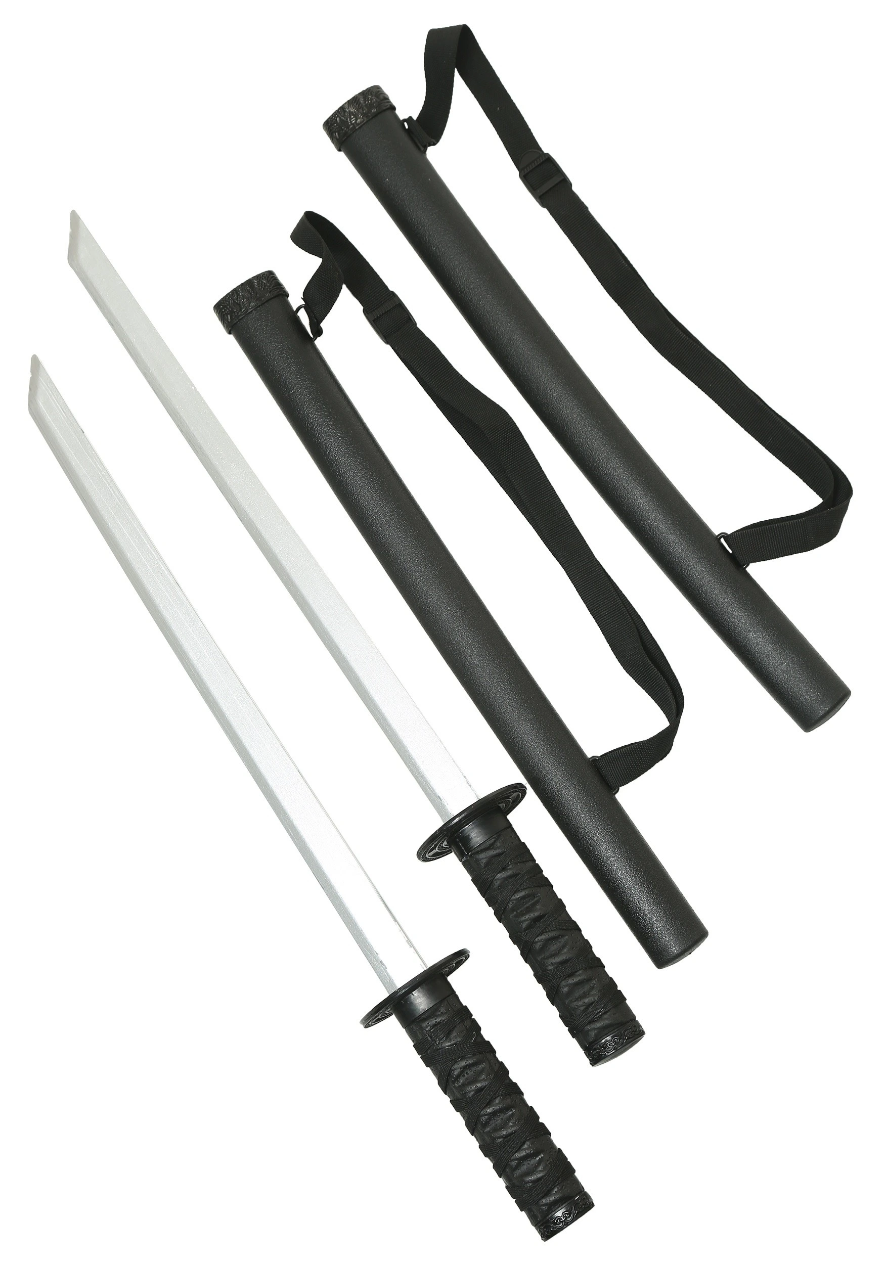 Woo Hing Two Sword Ninja Set With Sheath 1 Woo Hing Two Sword Ninja Set With Sheath