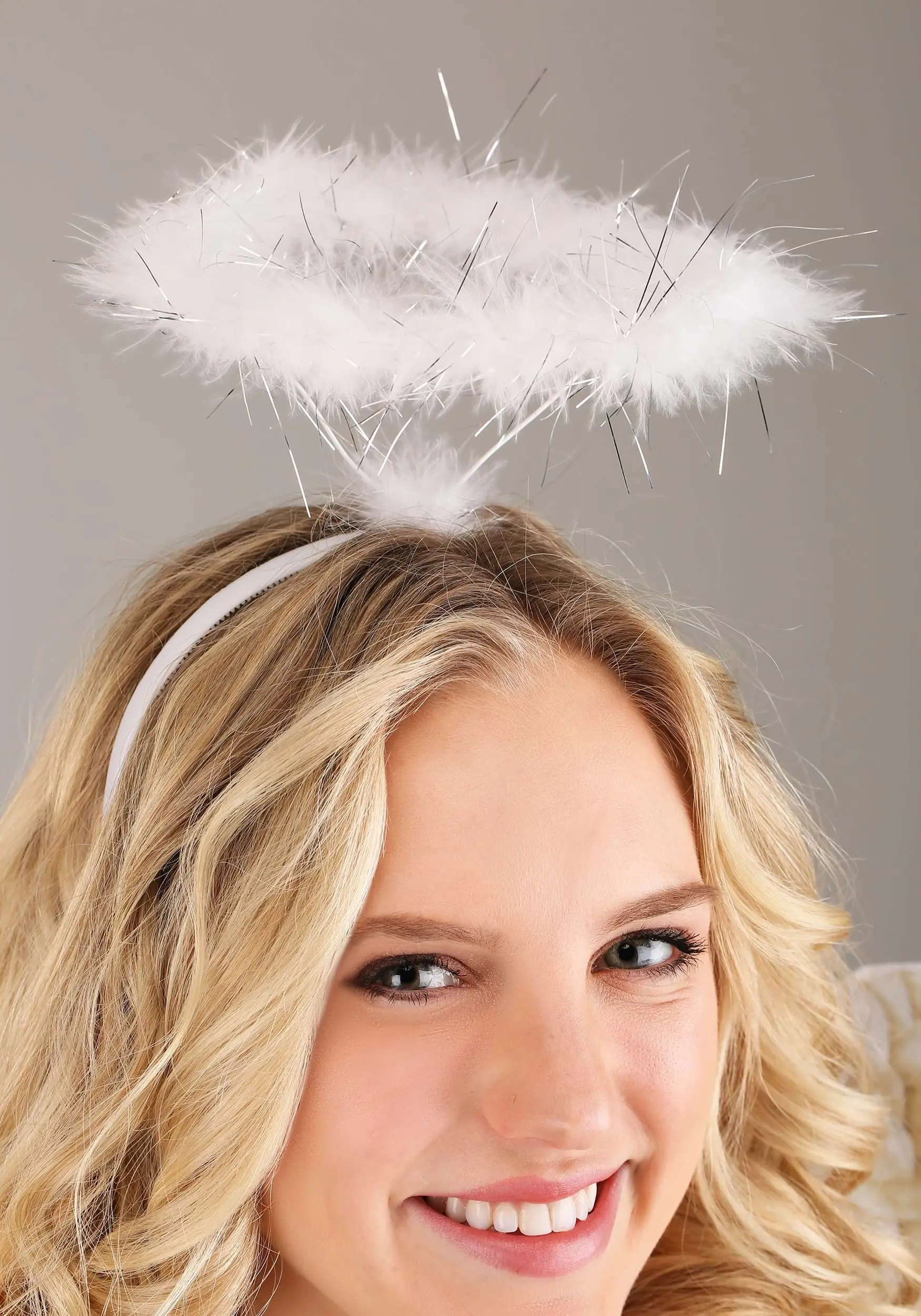 Fun Costumes White Angel Halo Accessory 2 Fun Costumes White Angel Halo Accessory - Image 2