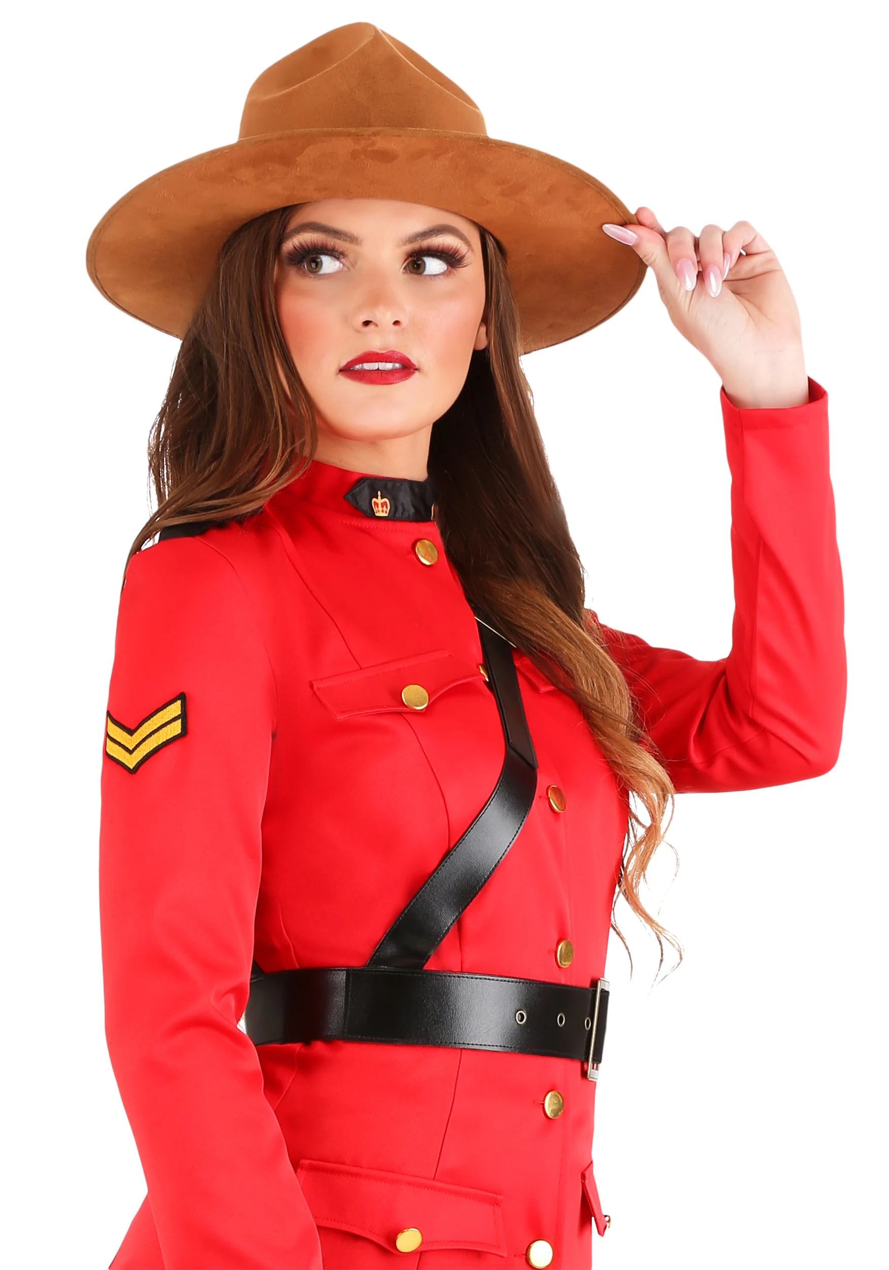 Fun Costumes RCMP Women's Canadian Mountie Costume 3 Fun Costumes RCMP Women's Canadian Mountie Costume - Image 3