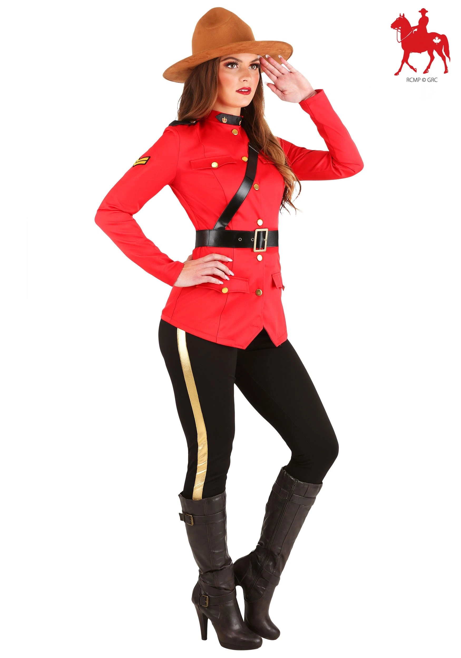 Fun Costumes RCMP Women's Canadian Mountie Costume 1 Fun Costumes RCMP Women's Canadian Mountie Costume