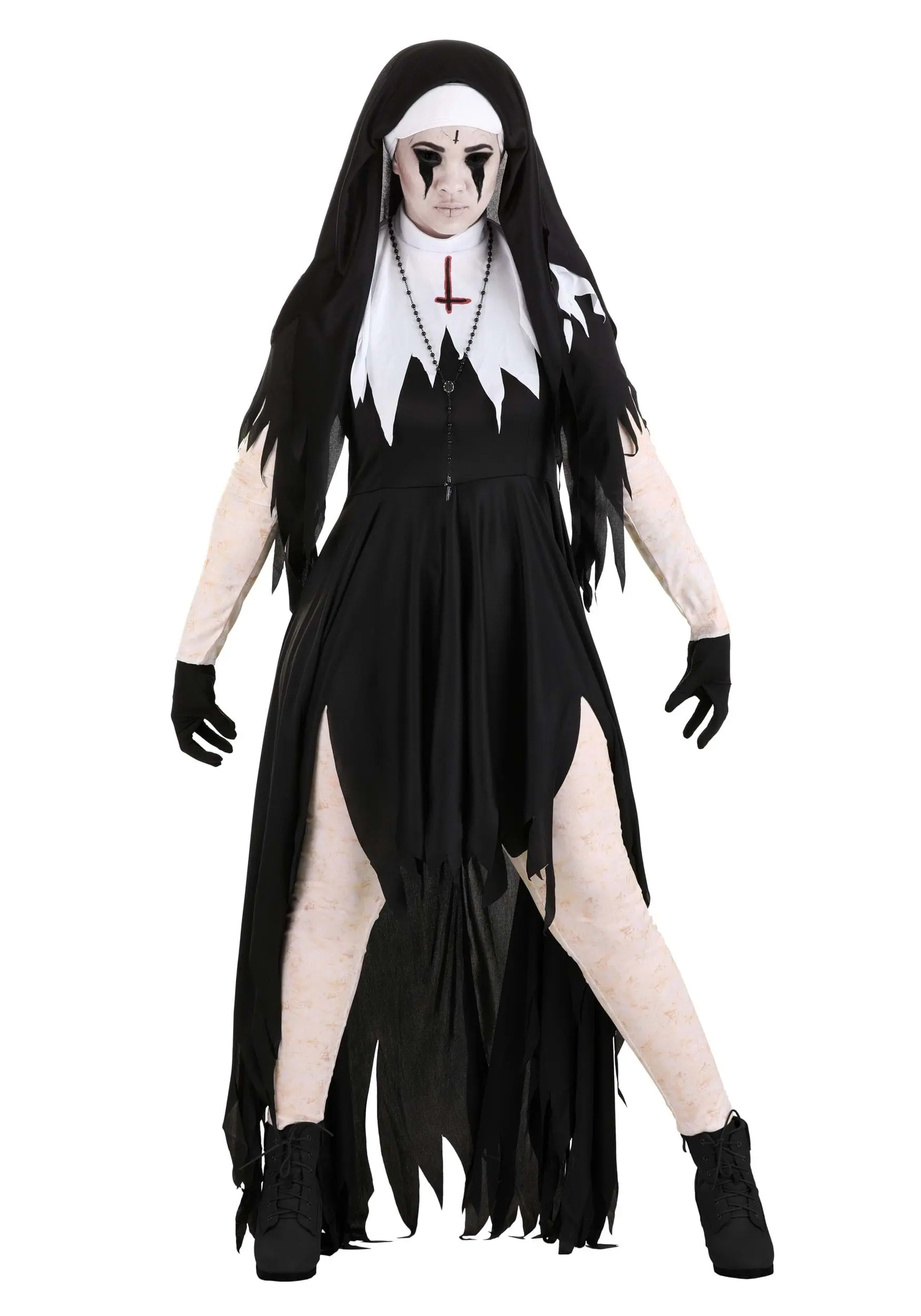 Fun Costumes Women's Dreadful Nun Costume 3 Fun Costumes Women's Dreadful Nun Costume - Image 3