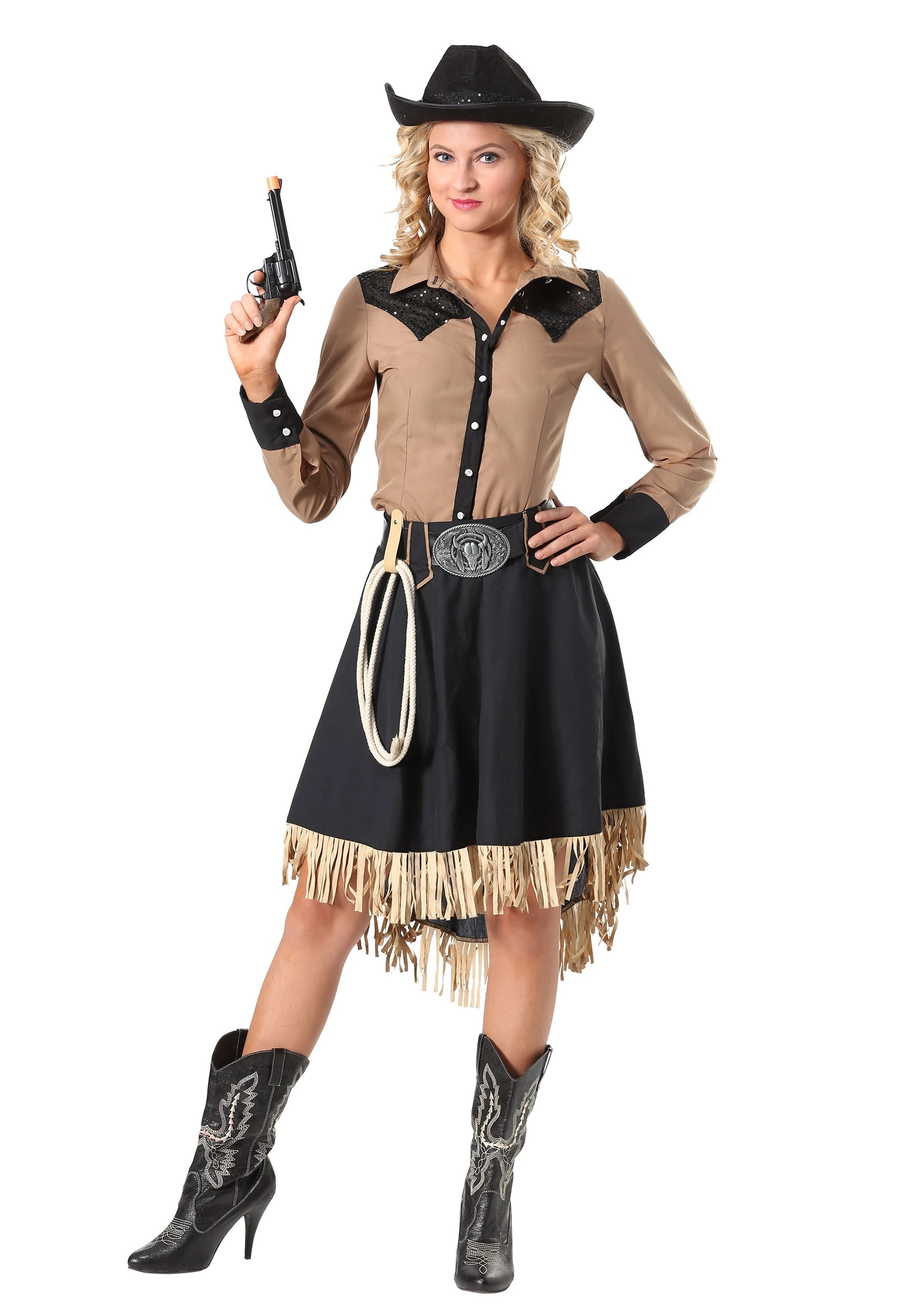 Fun Costumes Womens Lasso'n Cowgirl Plus Size Costume 1 Fun Costumes Womens Lasso'n Cowgirl Plus Size Costume
