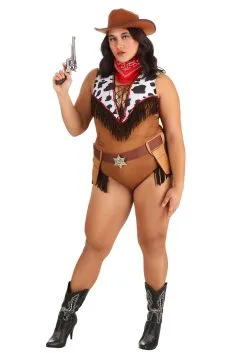 Party King Plus Size Wild West Hottie Costume For Women