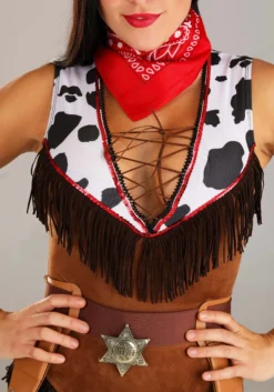 Party King Plus Size Wild West Hottie Costume For Women -Fun Costumes Store womens plus size wild west hottie costume alt 2