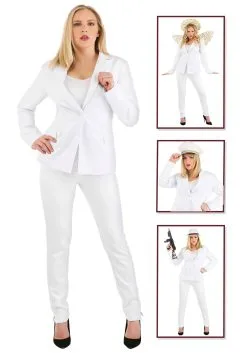 Fun Costumes White Suit For Women